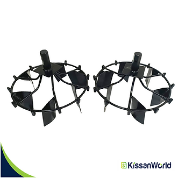 Big Cage Paddy Weeding Wheels for Diesel Power Tiller – 2 Pcs