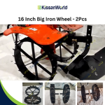 16‑inch Big Iron Wheel Set for 7 HP & 9 HP Diesel Power Tiller – 2 Pcs