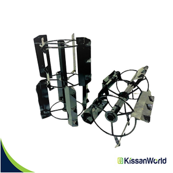 18-inch Paddy Cage Wheel Set for 7 HP & 9 HP Diesel Power Tiller / Weeder (2 pcs)