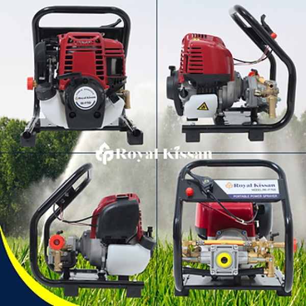 Royal Kissan 4-Stroke Portable Power Sprayer – GX35 Engine with 20 L Tank