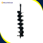 Royal Kissan Single Spiral Earth Auger Drill Bit – 6″ Diameter × 2.6 ft Depth