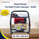 Royal Kissan 4-Stroke Portable Power Sprayer – GX35 Engine with 20 L Tank