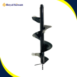 Royal Kissan Single Spiral Earth Auger Drill Bit – 10″ Diameter × 2.6 ft Depth