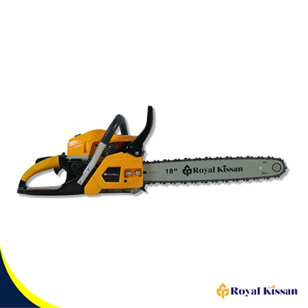 Royal Kissan Premium Chain Saw – 18-inch Blade with 58cc Petrol Engine