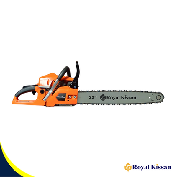 Royal Kissan 63cc Premium Chain Saw – 22″ with 2-Stroke Petrol Engine
