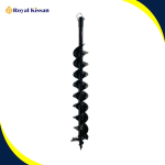 Royal Kissan Double Spiral Earth Auger Drill Bit – 6″ Diameter × 2.6 ft Depth