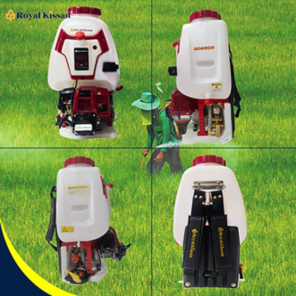 Royal Kissan 4-Stroke Engine Knapsack Power Sprayer – 6500 RPM with 25 L Tank