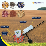 Royal Kissan Adjustable Hand Operated Manual Seeder & Fertilizer – Double Barrel