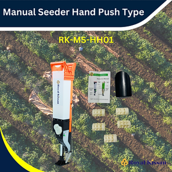 Royal Kissan Adjustable Handpush Manual Seeder – Precision Seed Planter