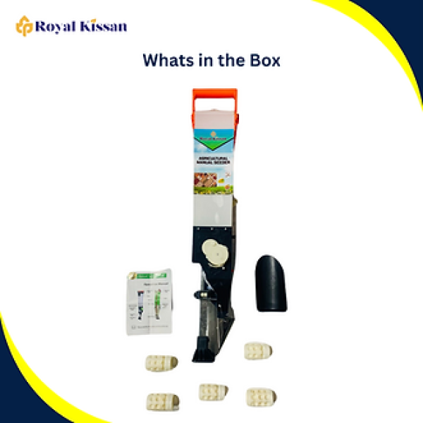 Royal Kissan Adjustable Handpush Manual Seeder – Precision Seed Planter